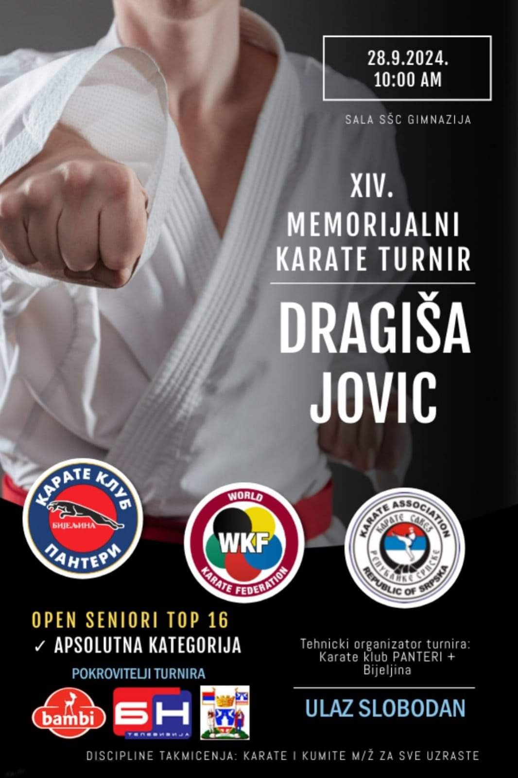 ZAVRŠENO: 14.Memorijalni turnir ”Dragiša Jović 2024”