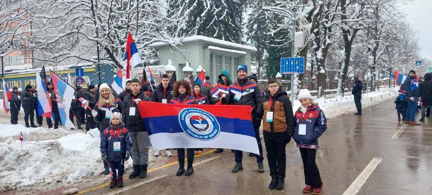 KSRS učestvovao u svečanom defileu povodom obilježavanja rođendana naše Republike, 9. januara.